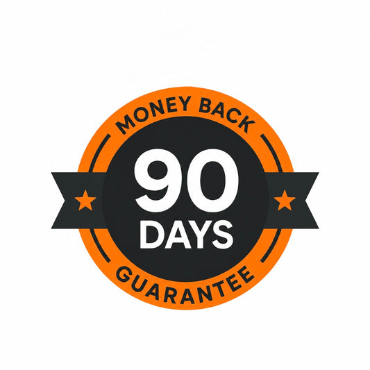 90 days money back guarantee